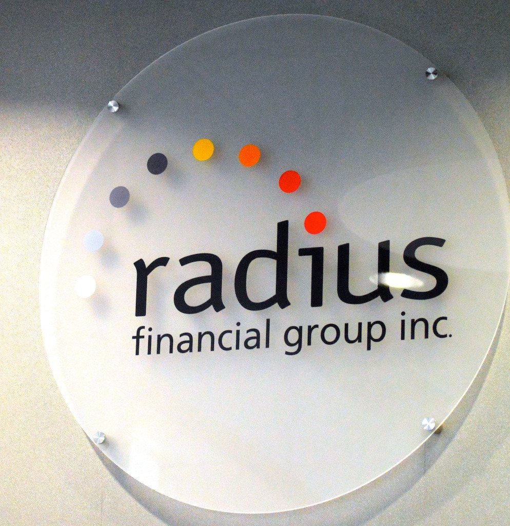 Radius Front Lobby Sign 1