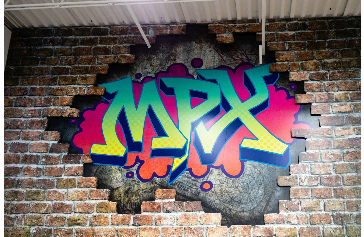 Grafitti brick wall 1